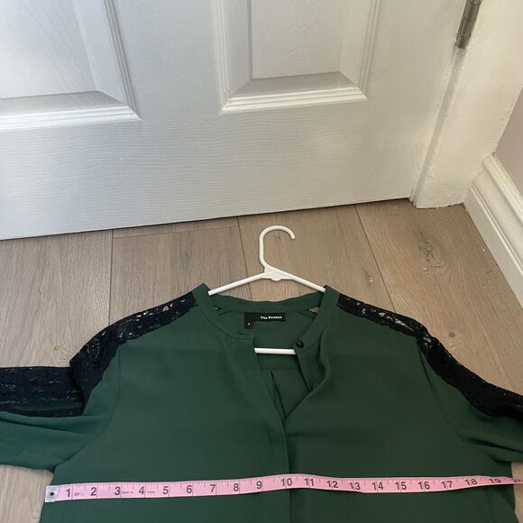 The Kooples green button down blouse size S - Picture 5 of 8